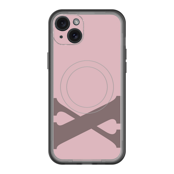 スリムプロテクションプレミアムケース with MagSafe［ オリジナル - initial color - X dusty pink ］