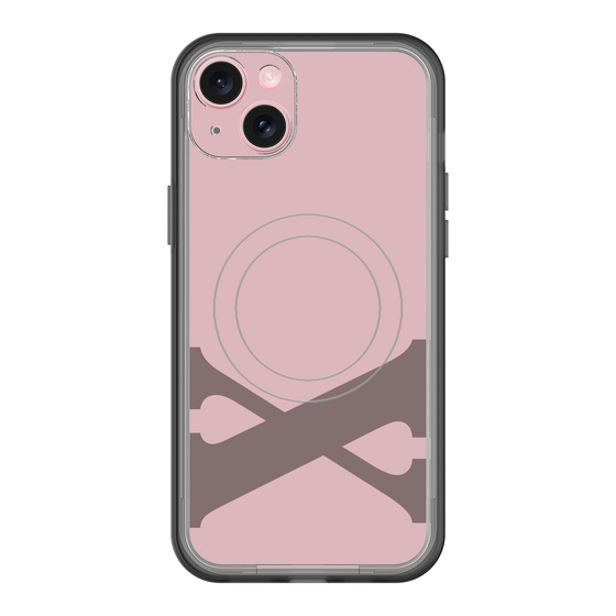 スリムプロテクションプレミアムケース with MagSafe［ オリジナル - initial color - X dusty pink ］