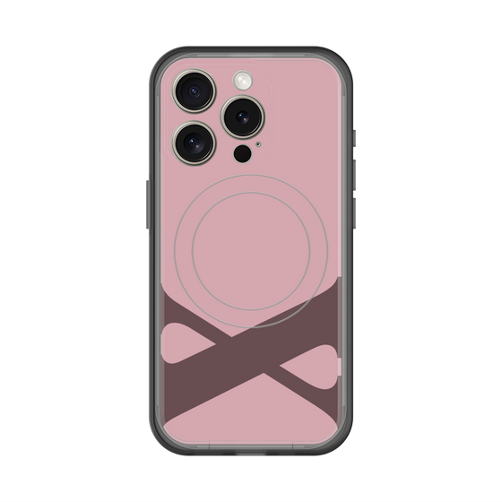 スリムプロテクションプレミアムケース with MagSafe［ オリジナル - initial color - X dusty pink ］