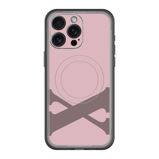 スリムプロテクションプレミアムケース with MagSafe［ オリジナル - initial color - X dusty pink ］