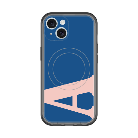 スリムプロテクションプレミアムケース with MagSafe［ オリジナル - initial color - A navy ］