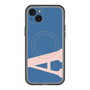 スリムプロテクションプレミアムケース with MagSafe［ オリジナル - initial color - A navy ］