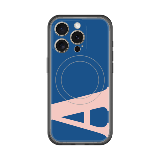 スリムプロテクションプレミアムケース with MagSafe［ オリジナル - initial color - A navy ］