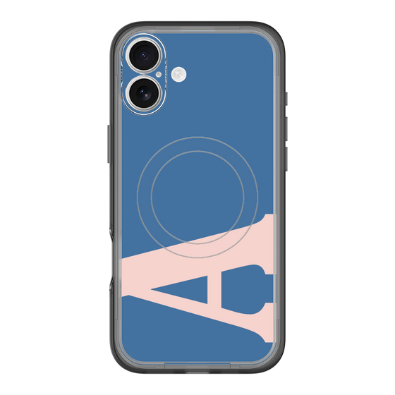 スリムプロテクションプレミアムケース with MagSafe［ オリジナル - initial color - A navy ］