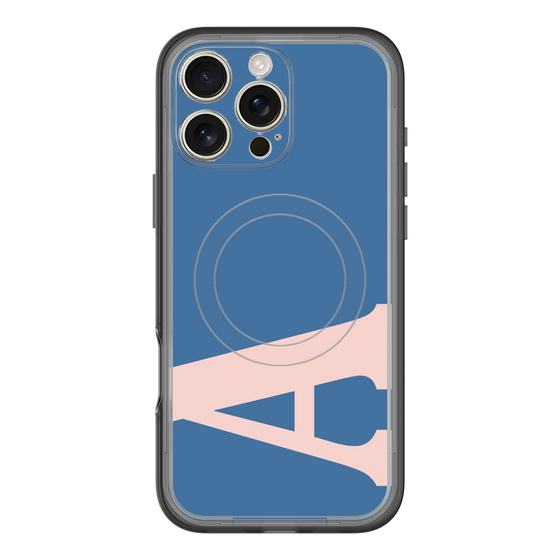 スリムプロテクションプレミアムケース with MagSafe［ オリジナル - initial color - A navy ］