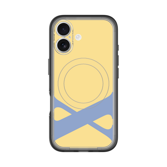 スリムプロテクションプレミアムケース with MagSafe［ オリジナル - initial color - X yellow ］