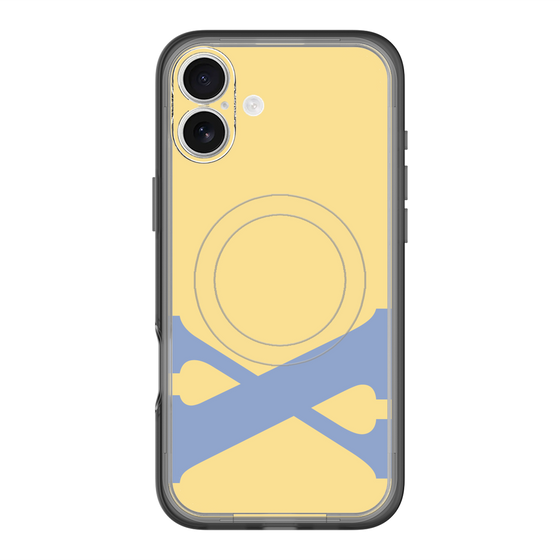 スリムプロテクションプレミアムケース with MagSafe［ オリジナル - initial color - X yellow ］