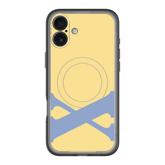 スリムプロテクションプレミアムケース with MagSafe［ オリジナル - initial color - X yellow ］