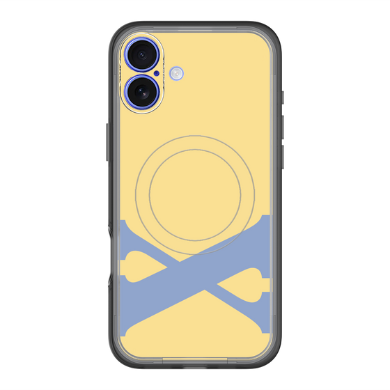 スリムプロテクションプレミアムケース with MagSafe［ オリジナル - initial color - X yellow ］