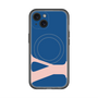 スリムプロテクションプレミアムケース with MagSafe［ オリジナル - initial color - Y navy ］