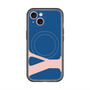 スリムプロテクションプレミアムケース with MagSafe［ オリジナル - initial color - Y navy ］
