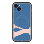 スリムプロテクションプレミアムケース with MagSafe［ オリジナル - initial color - Y navy ］