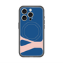スリムプロテクションプレミアムケース with MagSafe［ オリジナル - initial color - Y navy ］