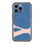 スリムプロテクションプレミアムケース with MagSafe［ オリジナル - initial color - Y navy ］