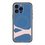 スリムプロテクションプレミアムケース with MagSafe［ オリジナル - initial color - Y navy ］