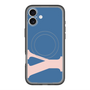スリムプロテクションプレミアムケース with MagSafe［ オリジナル - initial color - Y navy ］