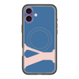 スリムプロテクションプレミアムケース with MagSafe［ オリジナル - initial color - Y navy ］