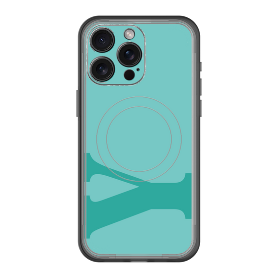 スリムプロテクションプレミアムケース with MagSafe［ オリジナル - initial color - Y light green ］