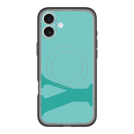 スリムプロテクションプレミアムケース with MagSafe［ オリジナル - initial color - Y light green ］