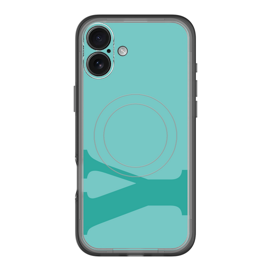 スリムプロテクションプレミアムケース with MagSafe［ オリジナル - initial color - Y light green ］