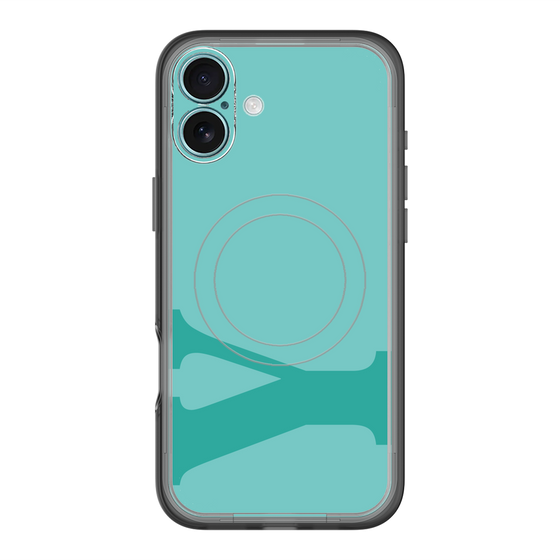 スリムプロテクションプレミアムケース with MagSafe［ オリジナル - initial color - Y light green ］