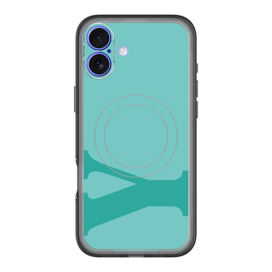 スリムプロテクションプレミアムケース with MagSafe［ オリジナル - initial color - Y light green ］