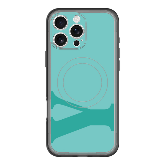 スリムプロテクションプレミアムケース with MagSafe［ オリジナル - initial color - Y light green ］