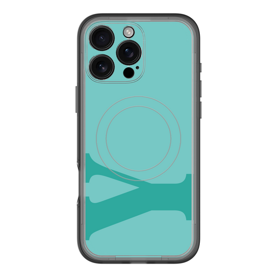 スリムプロテクションプレミアムケース with MagSafe［ オリジナル - initial color - Y light green ］