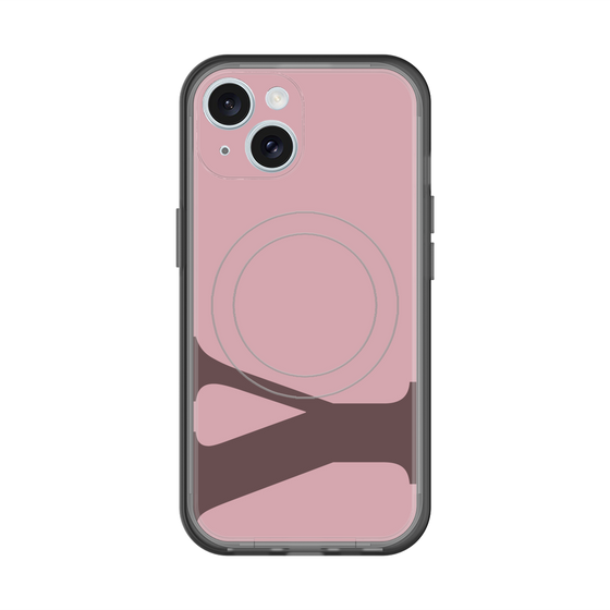 スリムプロテクションプレミアムケース with MagSafe［ オリジナル - initial color - Y dusty pink ］