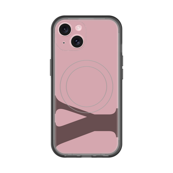 スリムプロテクションプレミアムケース with MagSafe［ オリジナル - initial color - Y dusty pink ］
