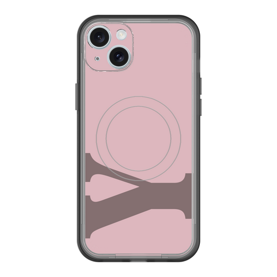 スリムプロテクションプレミアムケース with MagSafe［ オリジナル - initial color - Y dusty pink ］