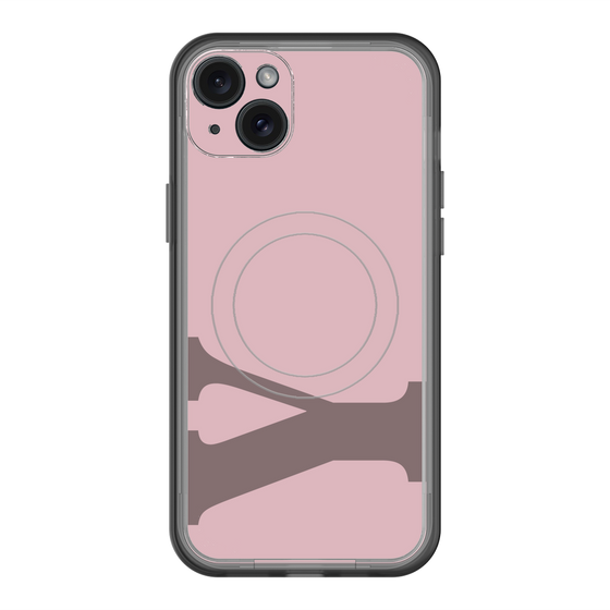 スリムプロテクションプレミアムケース with MagSafe［ オリジナル - initial color - Y dusty pink ］