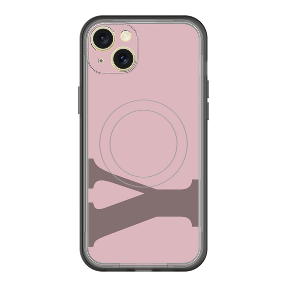 スリムプロテクションプレミアムケース with MagSafe［ オリジナル - initial color - Y dusty pink ］