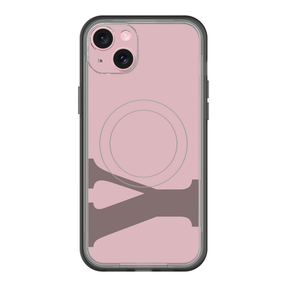 スリムプロテクションプレミアムケース with MagSafe［ オリジナル - initial color - Y dusty pink ］