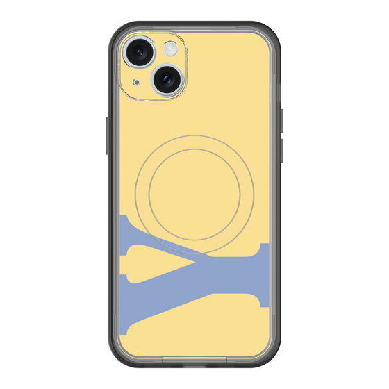 スリムプロテクションプレミアムケース with MagSafe［ オリジナル - initial color - Y yellow ］