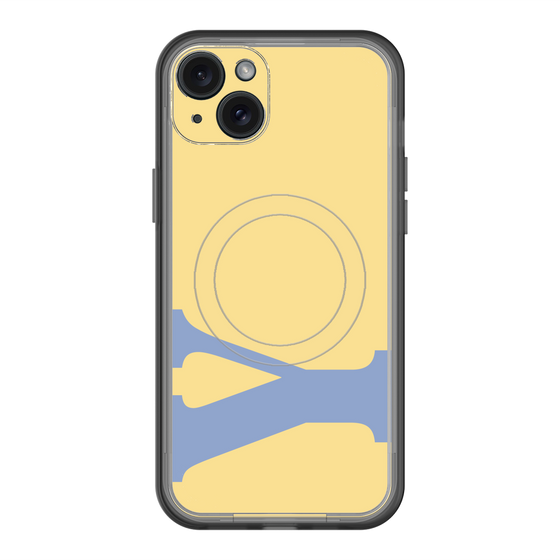 スリムプロテクションプレミアムケース with MagSafe［ オリジナル - initial color - Y yellow ］