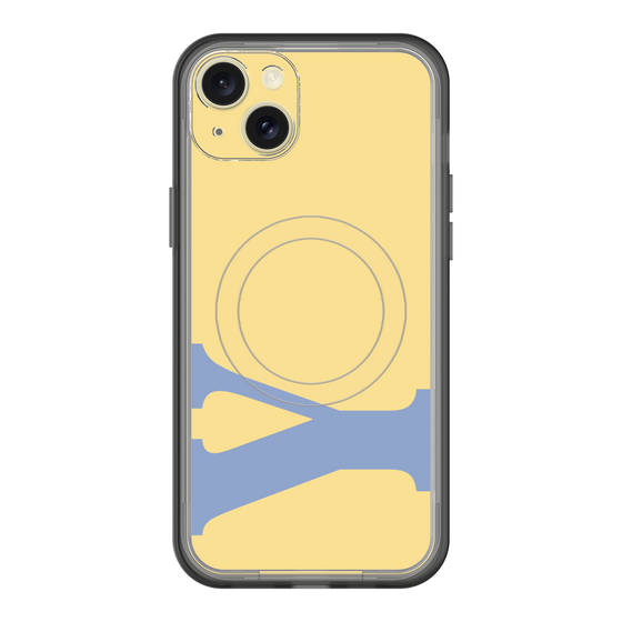 スリムプロテクションプレミアムケース with MagSafe［ オリジナル - initial color - Y yellow ］