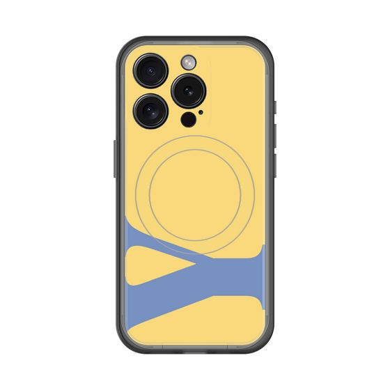 スリムプロテクションプレミアムケース with MagSafe［ オリジナル - initial color - Y yellow ］