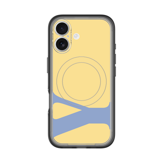 スリムプロテクションプレミアムケース with MagSafe［ オリジナル - initial color - Y yellow ］