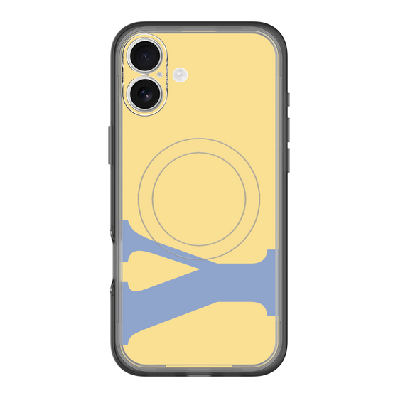 スリムプロテクションプレミアムケース with MagSafe［ オリジナル - initial color - Y yellow ］