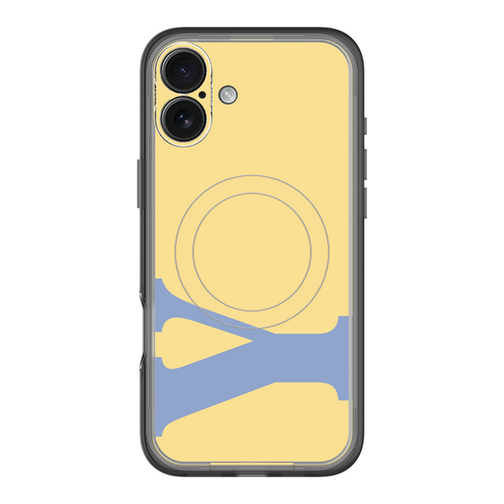 スリムプロテクションプレミアムケース with MagSafe［ オリジナル - initial color - Y yellow ］