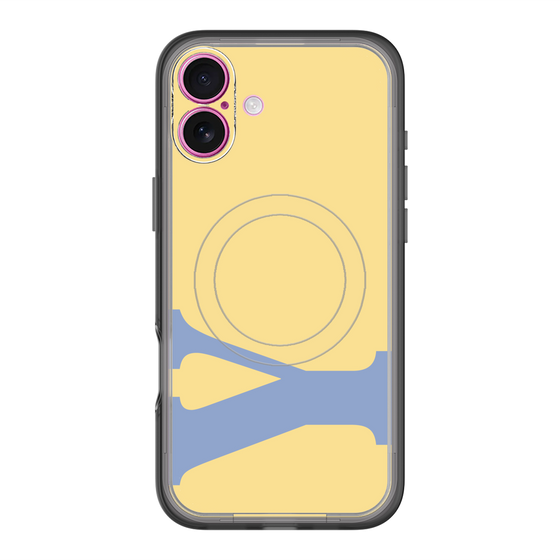 スリムプロテクションプレミアムケース with MagSafe［ オリジナル - initial color - Y yellow ］