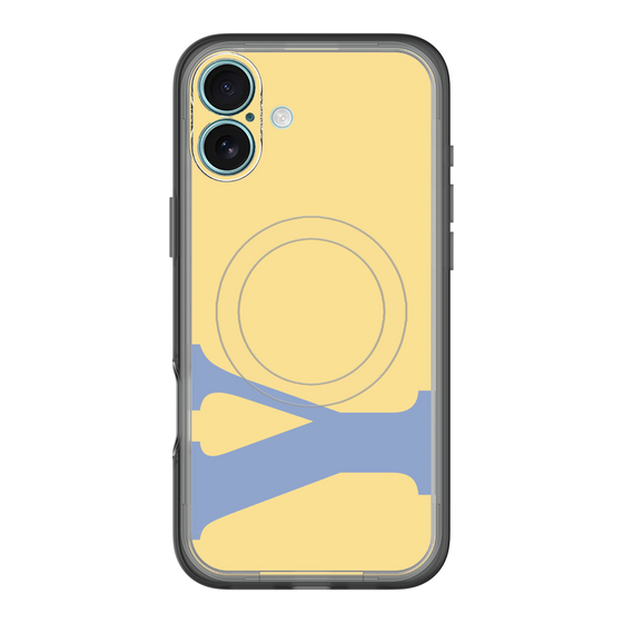 スリムプロテクションプレミアムケース with MagSafe［ オリジナル - initial color - Y yellow ］