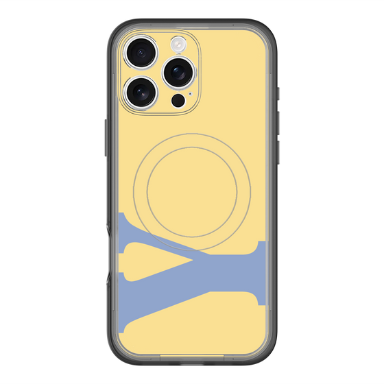 スリムプロテクションプレミアムケース with MagSafe［ オリジナル - initial color - Y yellow ］