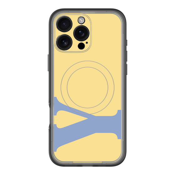 スリムプロテクションプレミアムケース with MagSafe［ オリジナル - initial color - Y yellow ］