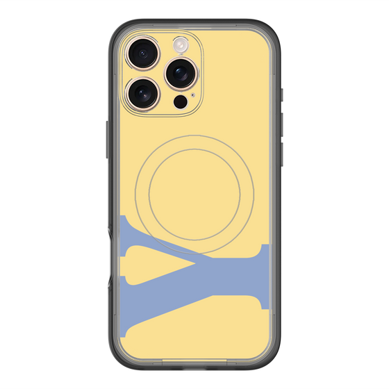 スリムプロテクションプレミアムケース with MagSafe［ オリジナル - initial color - Y yellow ］