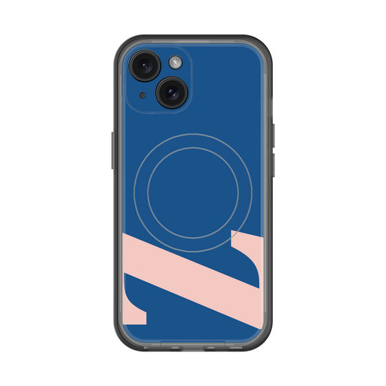 スリムプロテクションプレミアムケース with MagSafe［ オリジナル - initial color - Z navy ］