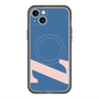 スリムプロテクションプレミアムケース with MagSafe［ オリジナル - initial color - Z navy ］
