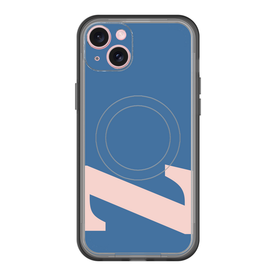 スリムプロテクションプレミアムケース with MagSafe［ オリジナル - initial color - Z navy ］