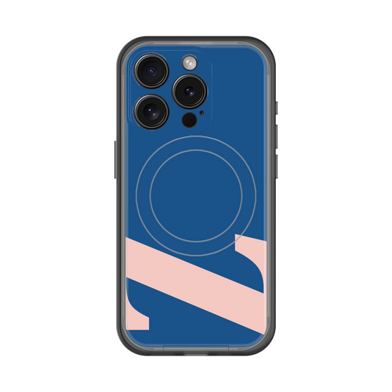 スリムプロテクションプレミアムケース with MagSafe［ オリジナル - initial color - Z navy ］